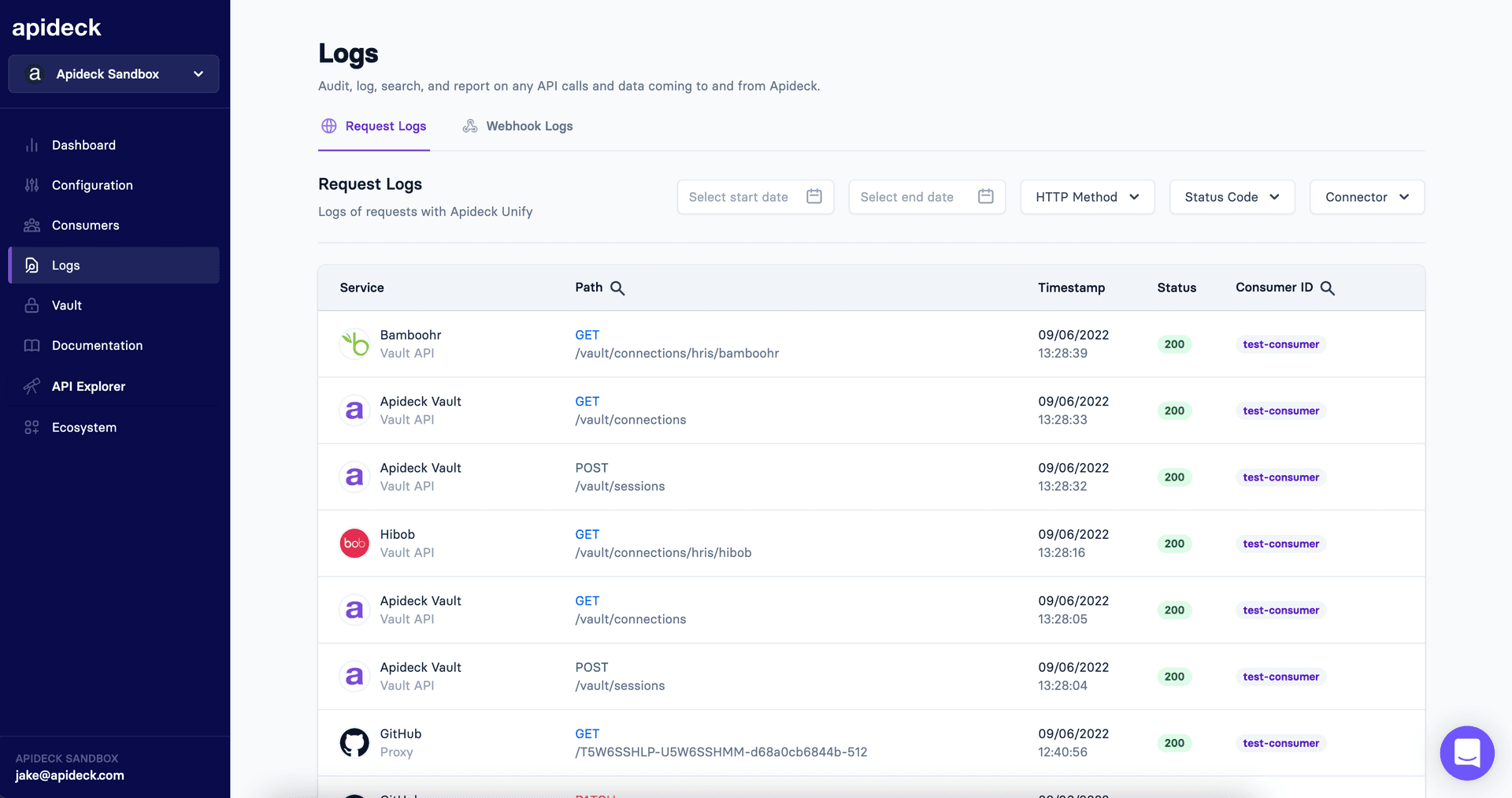 Apideck Logger - Spend less time debugging integrations.